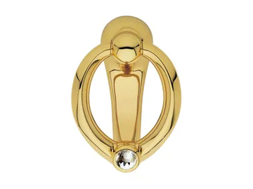 ELIKA CRYSTAL - Chromed brass door knocker by LINEA CALI' - view 2
